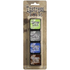 Tim Holtz Mini Distress Ink Pad Kit # 14 (Set of 4)