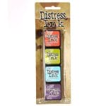 Tim Holtz Mini Distress Ink Pad Kit # 8 (Set of 4)