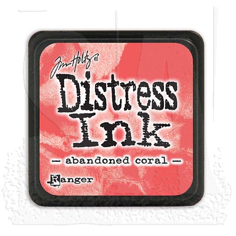 Tim Holtz Mini Distress Ink Pad - Abandoned Coral tim holtz distress mini ink pad abandoned coral tdp46769 Tim Holtz Mini Distress Ink Pad - Abandoned Coral