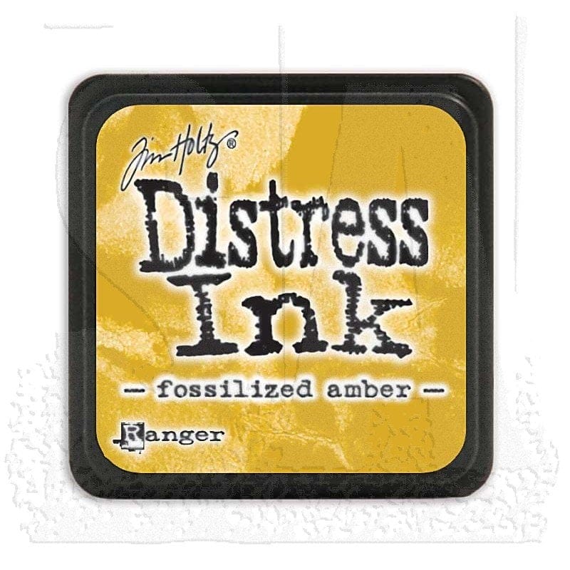 Tim Holtz Mini Distress Ink Pad - Fossilized Amber tim holtz distress mini ink pad fossilized amber tdp46783 Tim Holtz Mini Distress Ink Pad - Fossilized Amber