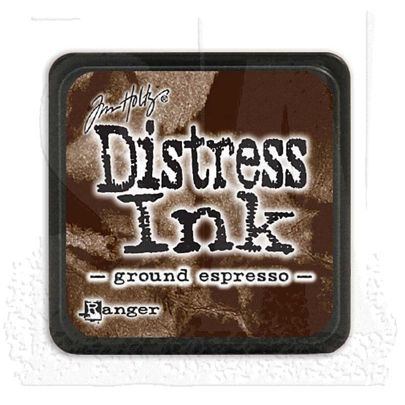 Tim Holtz Mini Distress Ink Pad - Ground Espresso tim holtz distress mini ink pad ground espresso tdp47353 Tim Holtz Mini Distress Ink Pad - Ground Espresso