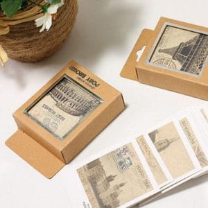Vintage Travel Ephemera or Die Cut Pack (40 pcs)