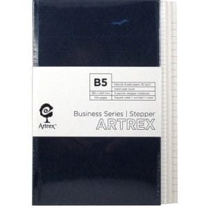 Artrex 80 gsm B5 3 - Section Stepper Notebook (Business Series)