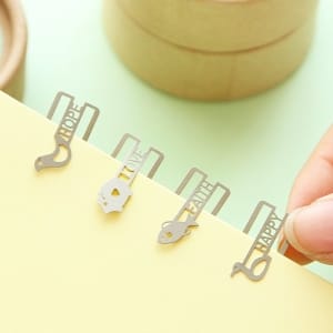 Metal Bookmarks - Everyday Sayings (4 ps)