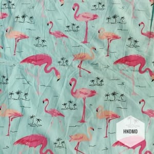 Printed Fabric - Birds (Flamingo Paradise)