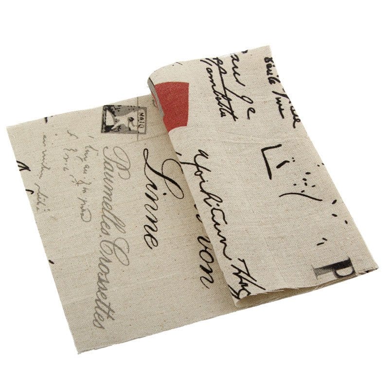 Printed Fabric - Vintage Postmark