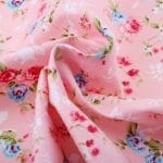 Printed Fabric - Floral (Pink)