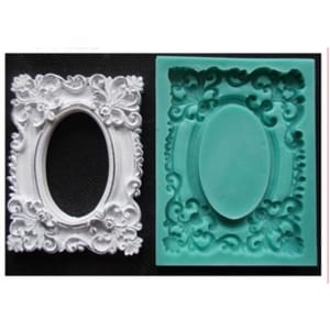 Orante rectangle frame Silicone Clay Mould