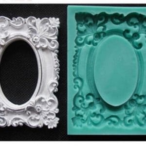 Orante rectangle frame Silicone Clay Mould
