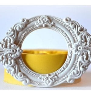 Orante oval frame Silicone Clay Mould