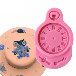 Vintage Clock Silicone Clay Mould