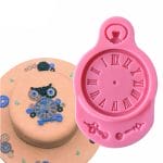 Vintage Clock Silicone Clay Mould