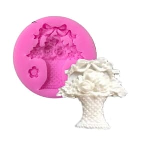 Flower Pot Silicone Clay Mould