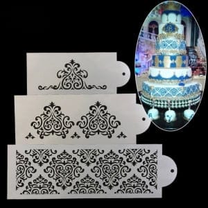 Cake Stencil - Flourish Motifs