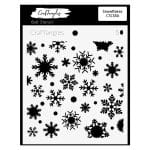 CrafTangles 6"x6" Stencil - Snowflakes