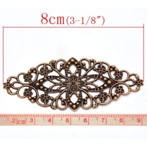 Metal Filigree Connectors for Mini Album (Set of 10 pcs) CTSE-35