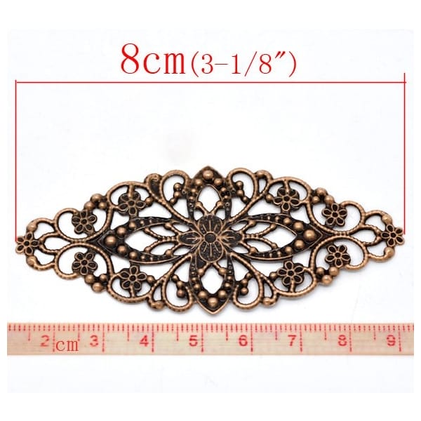 Metal Filigree Connectors for Mini Album (Set of 10 pcs) CTSE-35
