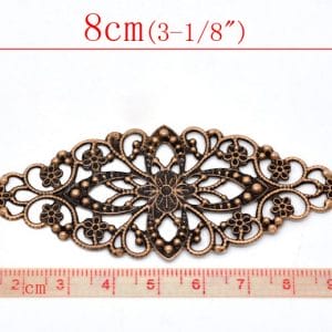 Metal Filigree Connectors for Mini Album (Set of 10 pcs) CTSE-35