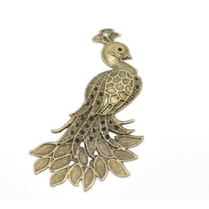 Peacock metal filigree for Mini Album (Set of 10 pcs)