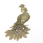 Peacock metal filigree for Mini Album (Set of 10 pcs)