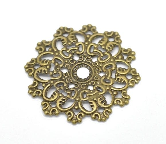 Round Ornate metal filigree for Mini Album (Set of 10 pcs) CTSE 43 scrapbook embellishment metal filigree Round Ornate metal filigree for Mini Album (Set of 10 pcs)