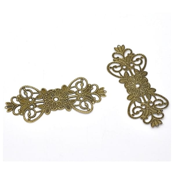 Metal Filigree Connectors for Mini Album (Set of 10 pcs) CTSE-44