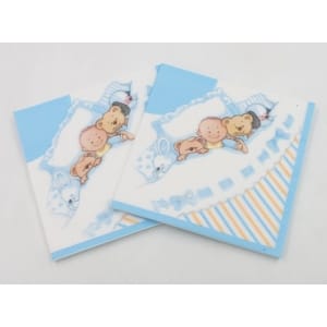 A pack of 12 by 12 inch Decoupage Napkins(5 pcs) - Baby Boy