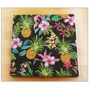 A pack of 12 by 12 inch Decoupage Napkins(5 pcs) - Tropical Background