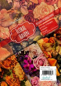 CrafTangles Decoupage Paper Pack - Floral Haven (A4) - 4 sheets