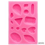 Different shaped gemstones Silicone Jewellery Mould