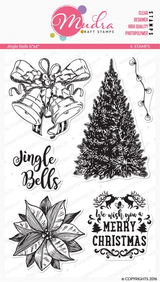 Mudra Craft Stamps - Jingle Bells Mudra Craft Stamps Jingle Bells Mudra Craft Stamps - Jingle Bells
