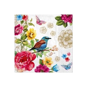 A pack of 12 by 12 inch Decoupage Napkins(5 pcs) - Nature