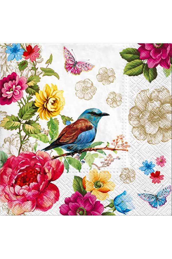 A pack of 12 by 12 inch Decoupage Napkins(5 pcs) - Nature