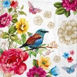 A pack of 12 by 12 inch Decoupage Napkins(5 pcs)  - Nature