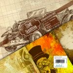 CrafTangles Decoupage Paper Pack  - Time Traveller (12 by 12 inch) - 4 sheets