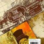 CrafTangles Decoupage Paper Pack  - Time Traveller (A4) - 4 sheets