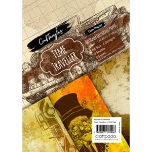 CrafTangles Decoupage Paper Pack  - Time Traveller (A4) - 4 sheets