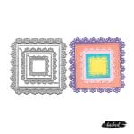 Steel Cutting Dies - Ornate Square Frames (Set of 5 dies)