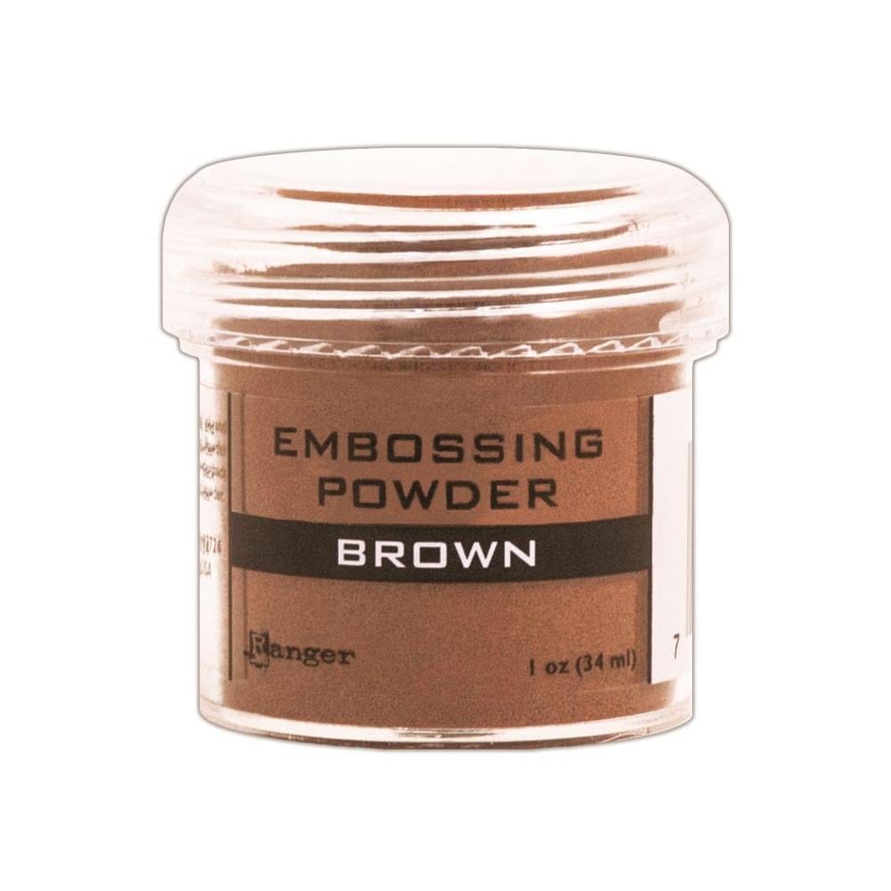 Ranger Embossing Powder - Brown adroindack embossing powder brown Ranger Embossing Powder - Brown