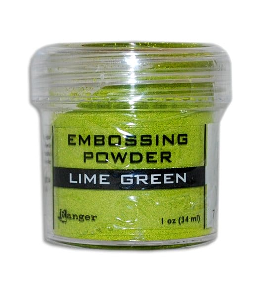 Ranger Embossing Powder - Lime Green adroindack embossing powder lime green Ranger Embossing Powder - Lime Green