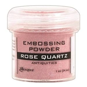 Ranger Antiquities Embossing Powder - Rose Quartz