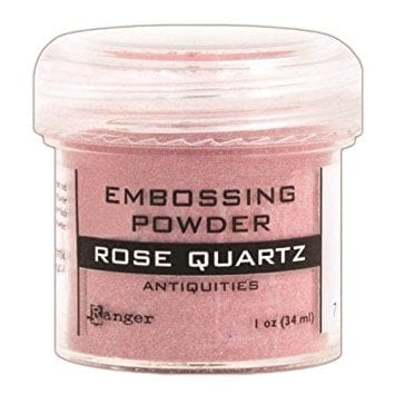 Ranger Antiquities Embossing Powder - Rose Quartz adroindack embossing powder rose quartz Ranger Antiquities Embossing Powder - Rose Quartz