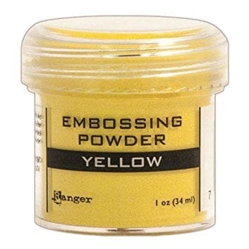 Ranger Embossing Powder - Yellow adroindack embossing powder yellow Ranger Embossing Powder - Yellow