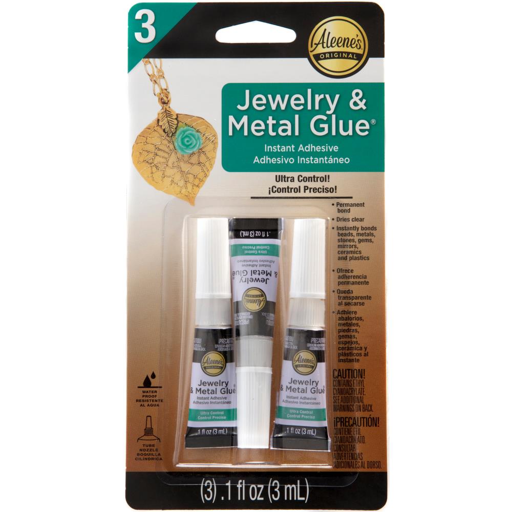 Aleene's Jewelry & Metal Glue (3 per Pkg) aleenes jewellery metal pack Aleene's Jewelry & Metal Glue (3 per Pkg)