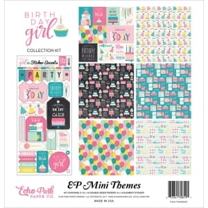 EchoPark paper pad - Birthday Girl Collection Kit (12 by 12 inch)