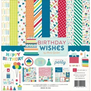 EchoPark paper pad - Birthday Wishes - Boy (12 by 12 inch)
