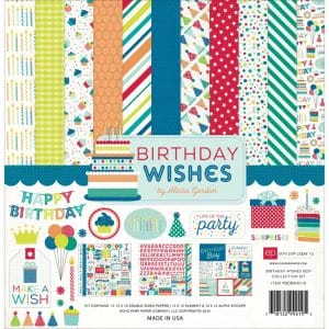 EchoPark paper pad - Birthday Wishes - Boy (12 by 12 inch)