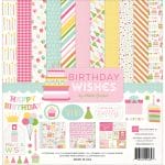 EchoPark paper pad - Birthday Wishes - Girl (12 by 12 inch)