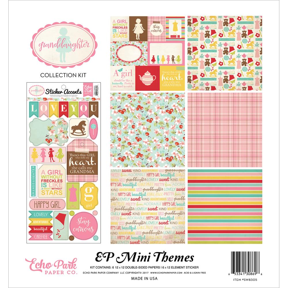 EchoPark paper pad - Granddaughter Collection Kit (12 by 12 inch) echo park 12by12 colleciton grandaughter EchoPark paper pad - Granddaughter Collection Kit (12 by 12 inch)