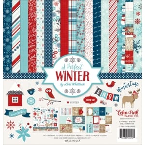 EchoPark paper pad - Perfect Winter Collection Kit (12 by 12 inch)